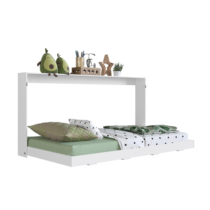 Cama Plegable Horizontal Phoenix Blanco 80x190