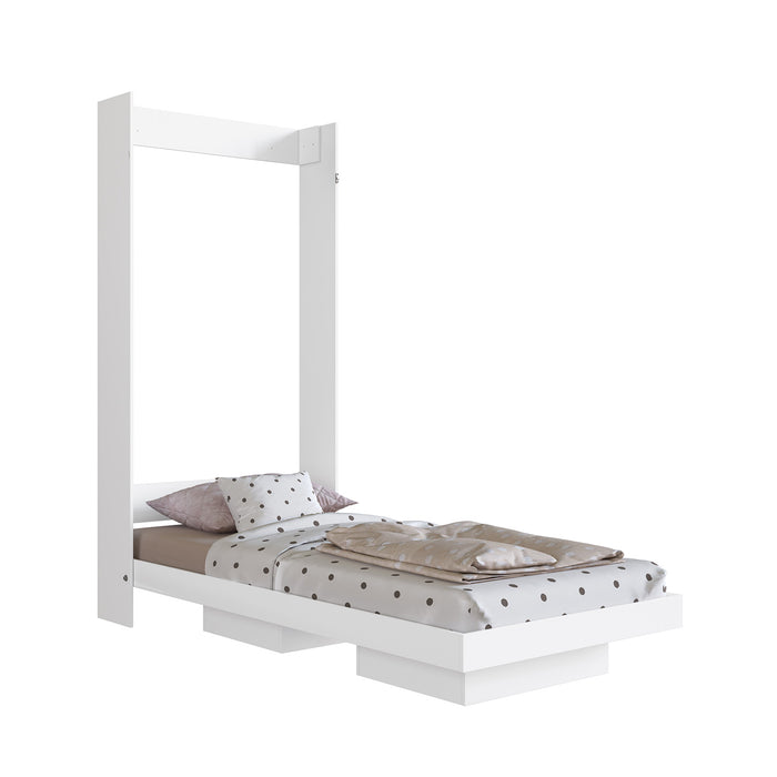 Cama Plagable Vertical Vancouver Blanco 80x190