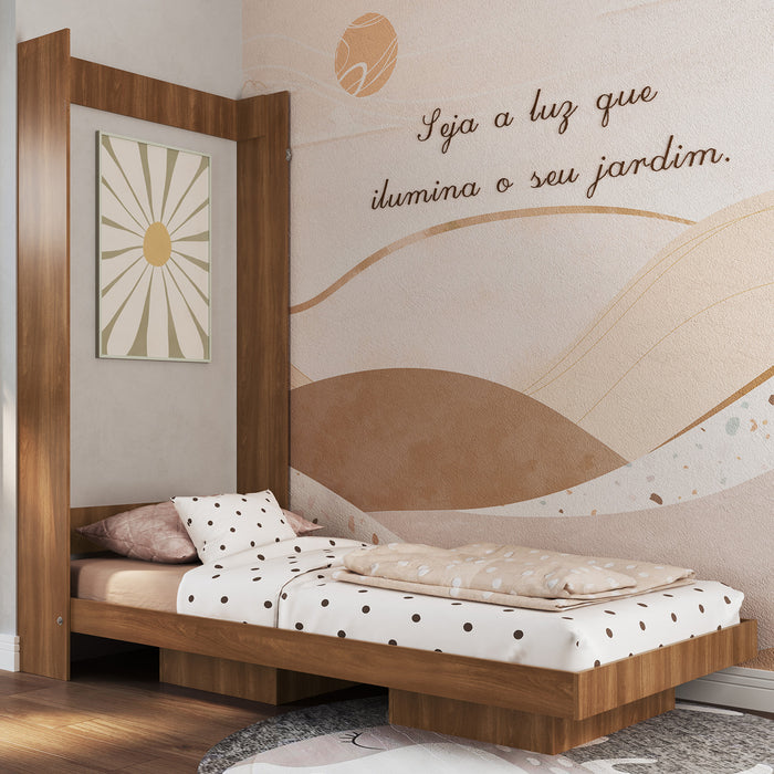 Cama Plagable Vertical Vancouver Nogal 80x190