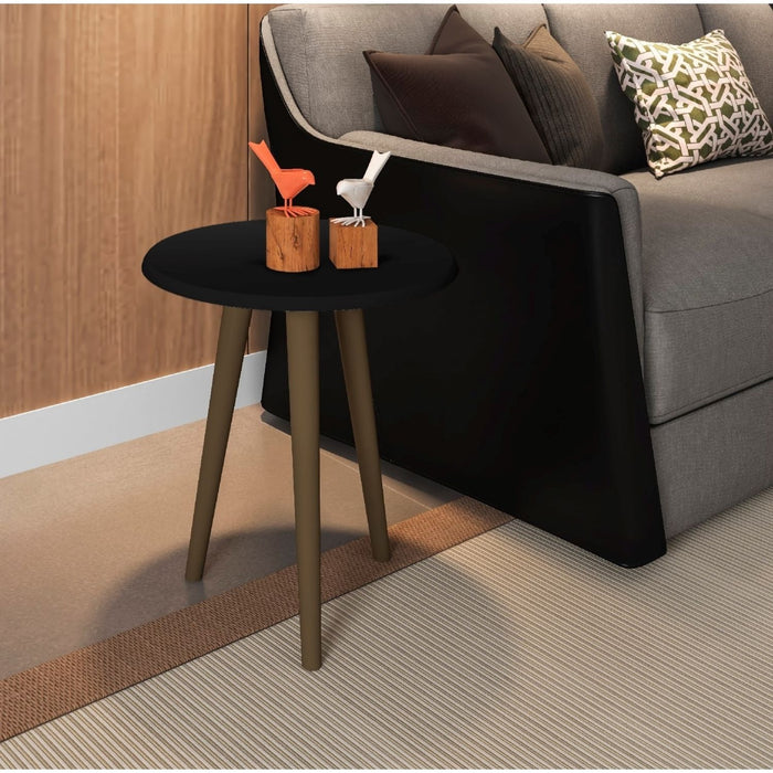 Mesa Lateral Brilhante Negro