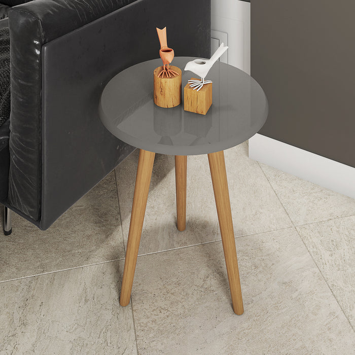 Mesa Lateral Brilhante Titanium