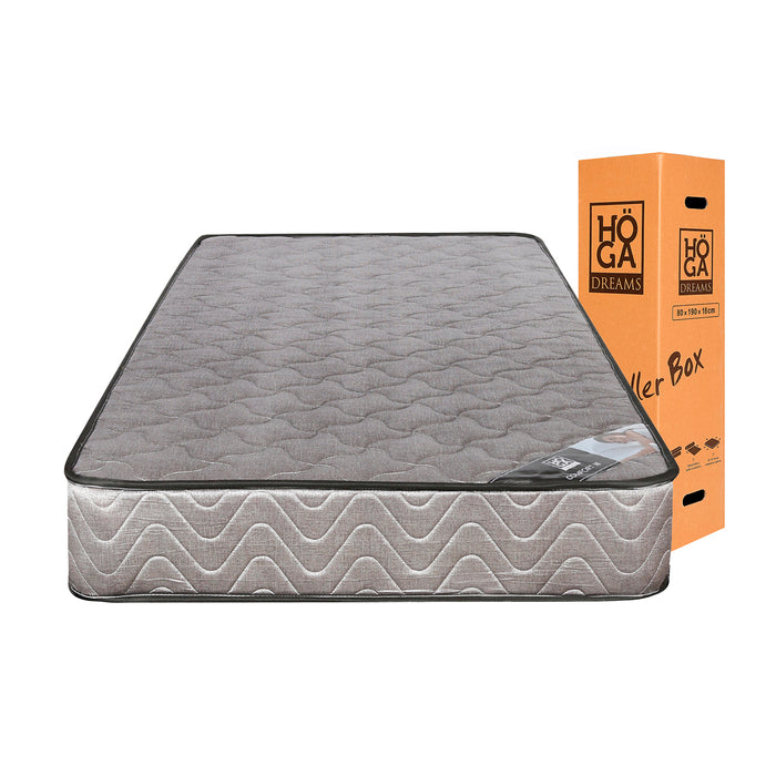 Colchón Comprimido Roller Resorte Bonnell 80x190x18