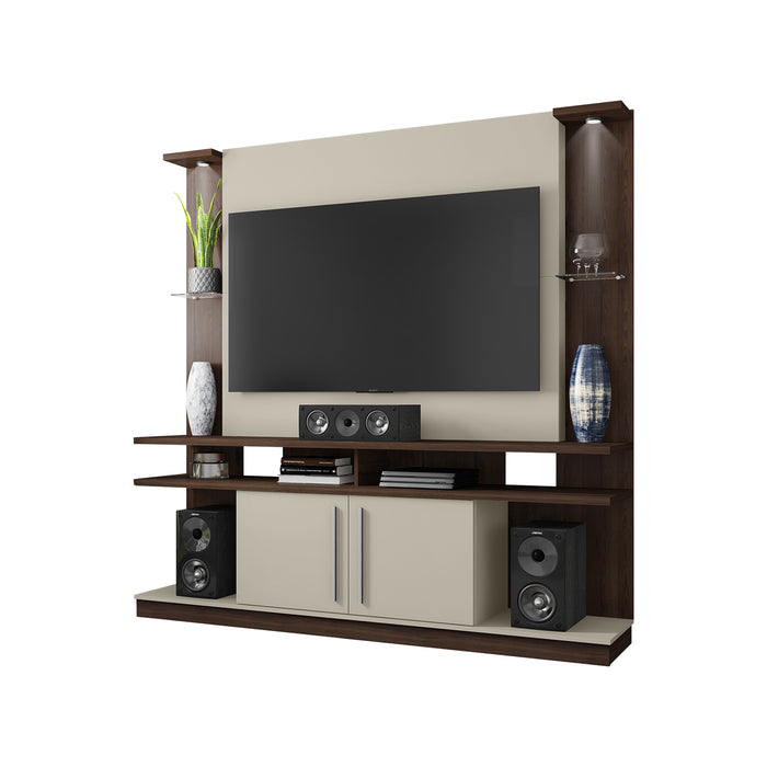 Estante para Tv York Hasta 55" Nogal Titanium