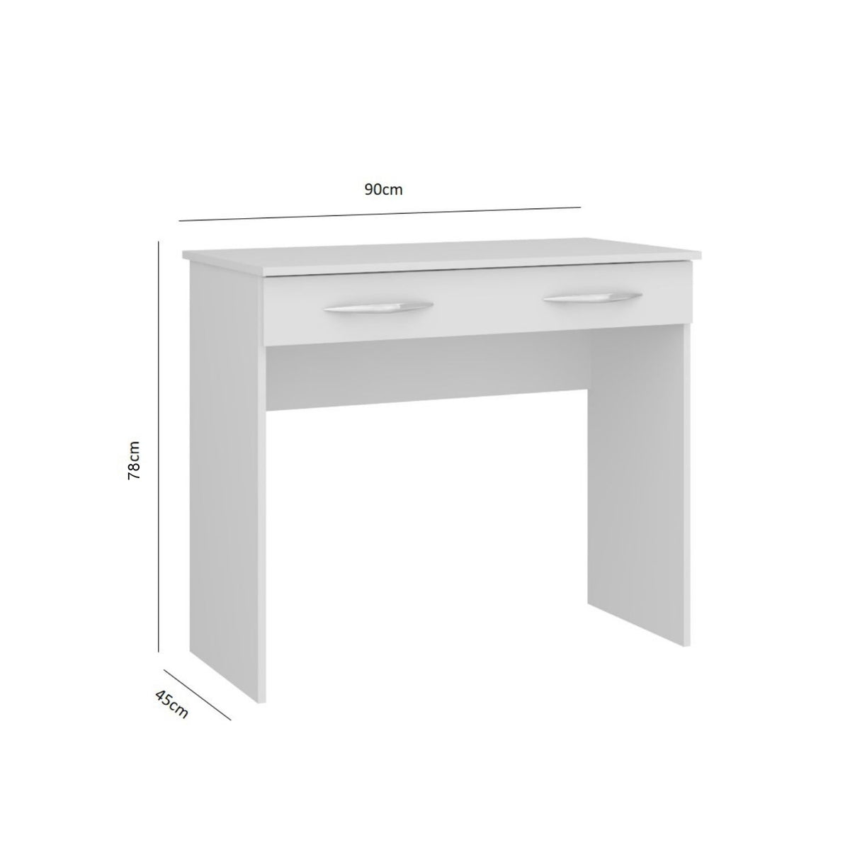 Mesa de Escritorio Slim Blanco