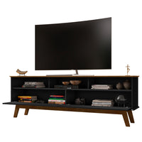 Rack para Tv Elegant Hasta 65" Canela Negro