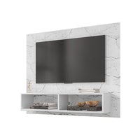 Rack para Tv Viena Hasta 42" Blanco Marmol